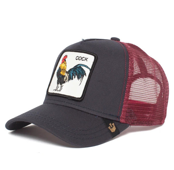 Wholesale Animal Hat Cotton Baseball Cap Mesh Trucker Caps JDC-FH-JieY001