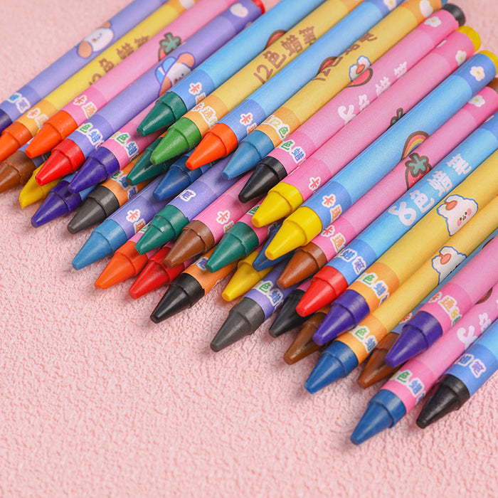 Niños de plástico al por mayor sin manos sucias Crayon Set JDC-Cy-Dichen001