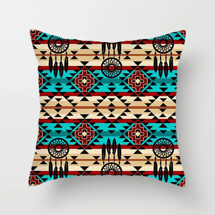 Wholesale Moroccan Boho Print Pillowcase MOQ≥2 JDC-PW-Tianp005