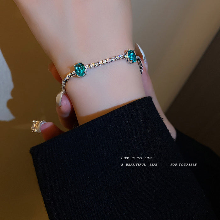 Wholesale crystal diamond bracelet blue fashion personality bracelet JDC-BT-BY038