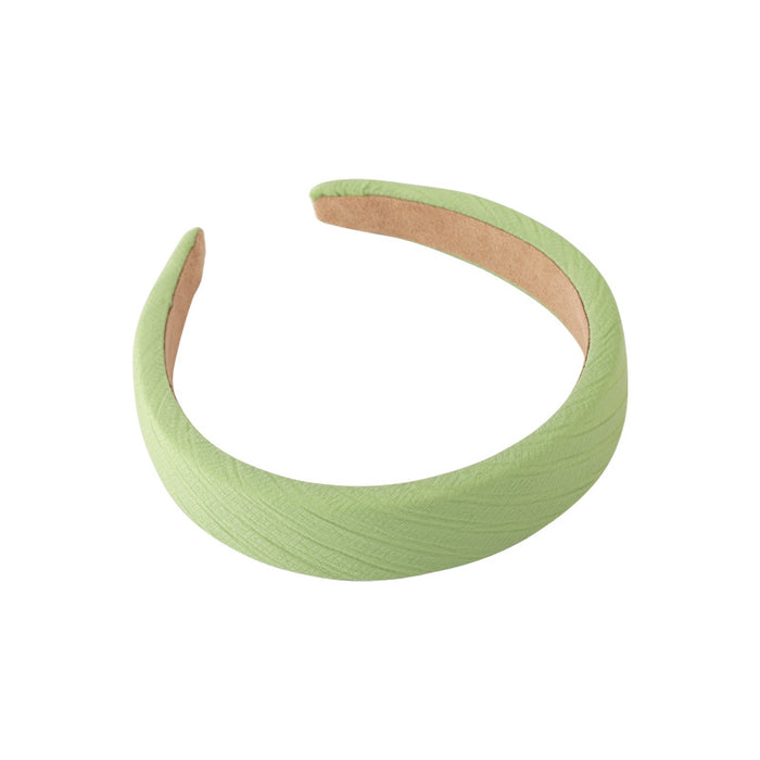 Wholesale spring green hair band sweet wide brim JDC-HD-MS023