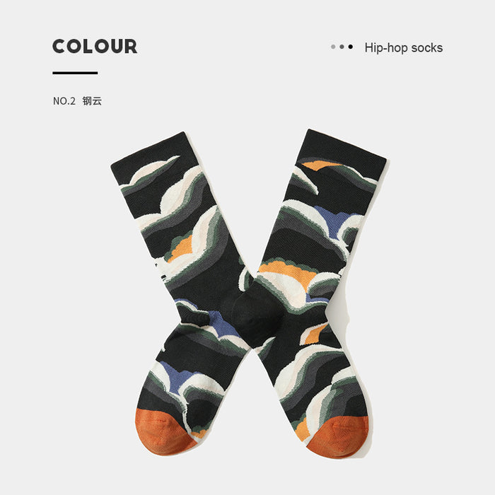 Wholesale Socks Cotton French Style Jacquard JDC-SK-YaPi001