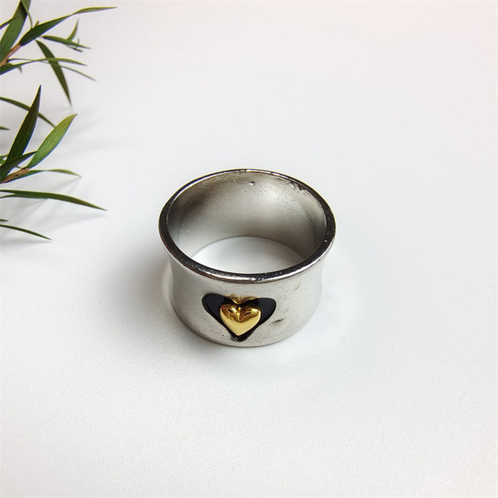 Wholesale Rings Alloy Double Heart JDC-RS-ChenR96