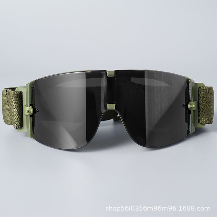 Gafas al por mayor TPU marco PC lente a prueba de viento al aire libre MOQ≥2 JDC-SG-XUNLONG005