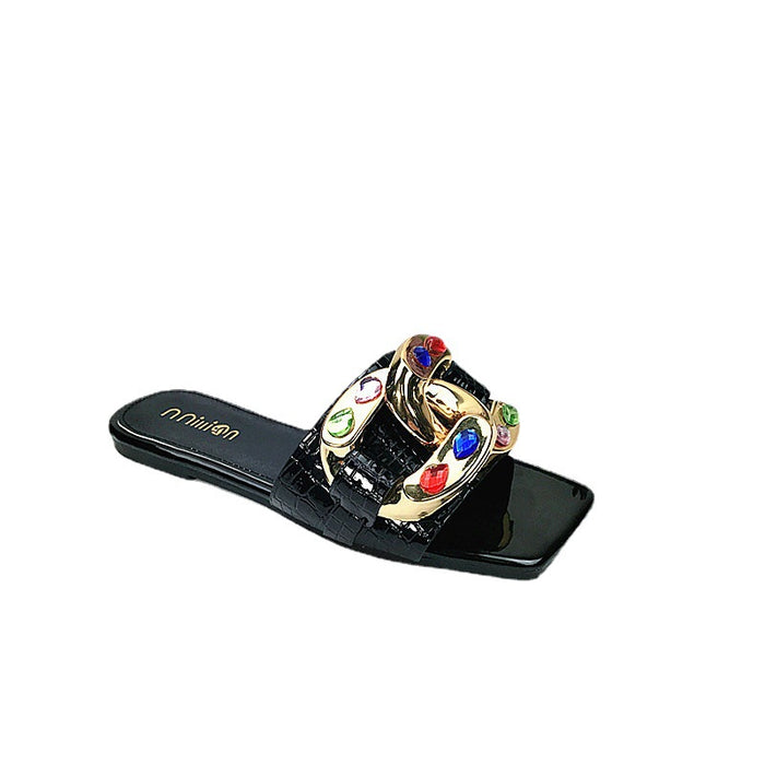 Wholesale flat beach sandals for women MOQ≥2 JDC-SD-YouF002