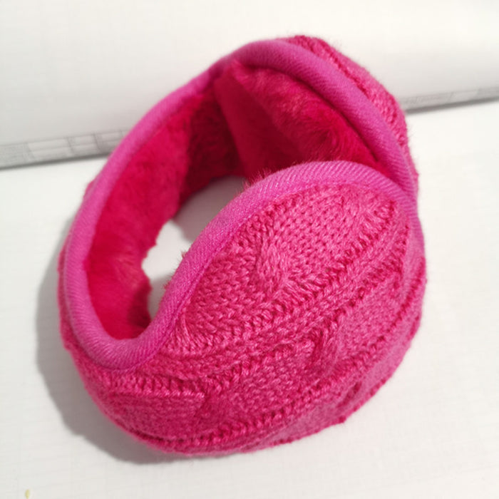 Wholesale Earmuffs Plush Back Wear Foldable Warm Knitted JDC-EF-JinML003
