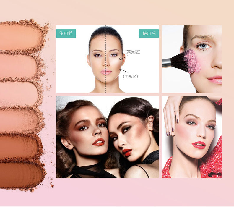 Wholesale Four Colors Blush Highlighter Makeup Pan JDC-CP-DE002