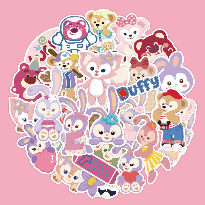Wholesale Sticker PVC Cute Cartoon Waterproof 50 Sheets (S) MOQ≥2 JDC-ST-XinP007