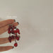 Jewelry WholesaleWholesale 925 Silver Needle Fruit Grape Colored Tassel Earrings JDC-ES-JiaJ008 Earrings 嘉静 %variant_option1% %variant_option2% %variant_option3%  Factory Price JoyasDeChina Joyas De China
