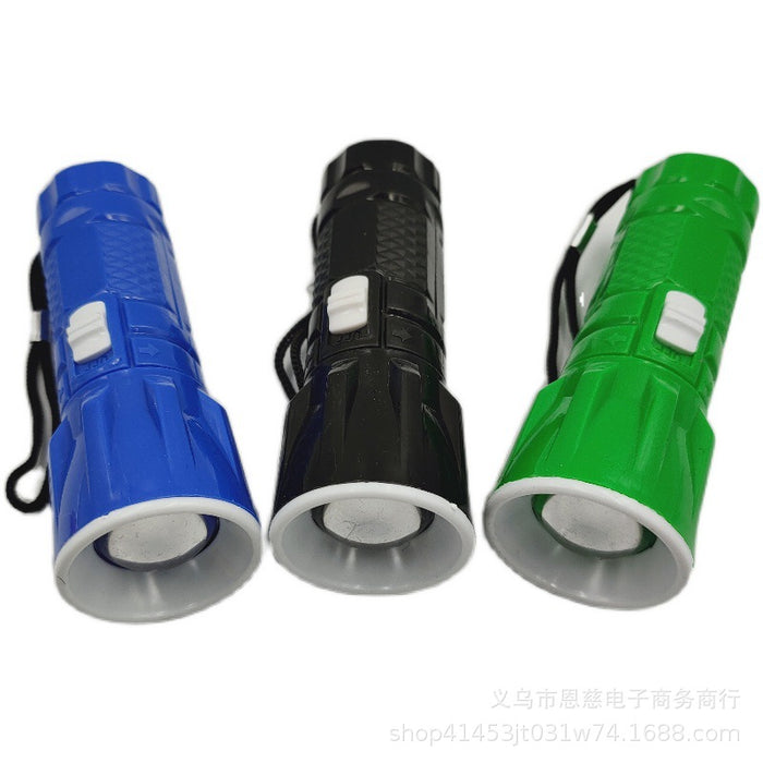 Wholesale Keychains Plastic Adjustable Aperture Small Torch Glare LED MOQ≥2 JDC-KC-EnC008
