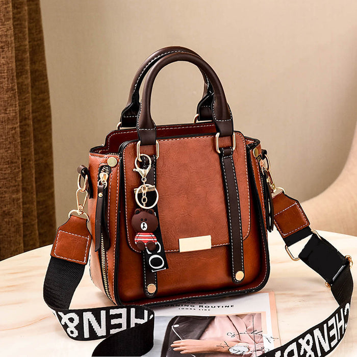 Wholesale Shoulder Bags PU Leather Handbag Large Capacity Crossbody JDC-SD-Shichen010
