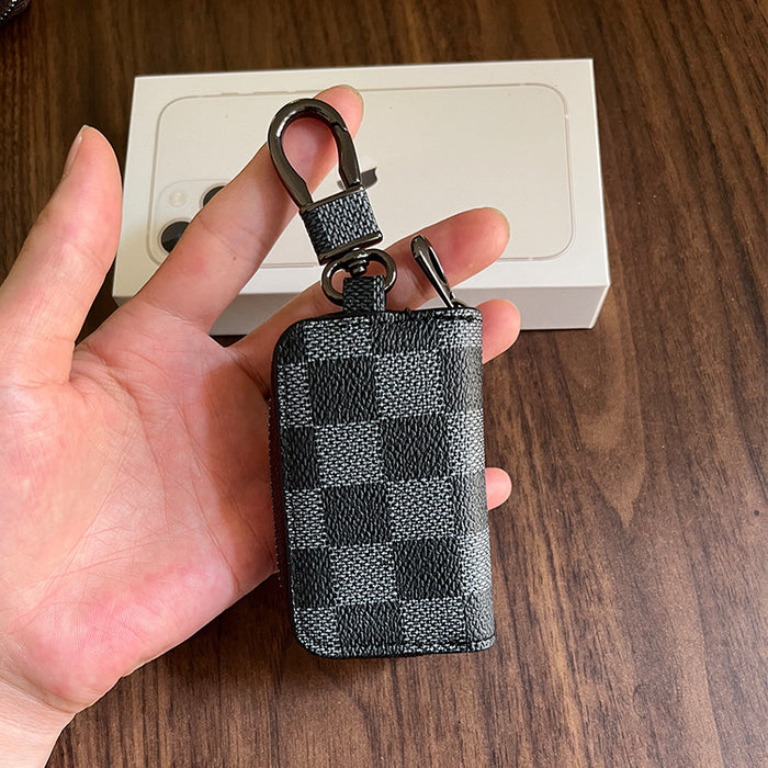 Wholesale Keychain Leather Printing Small Key Case MOQ≥10 (F) JDC-KC-HongY006