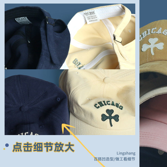 Wholesale Soft Top Baseball Cap Summer Trend Hip Hop Sunscreen Sunshade Peaked Hat MOQ≥2 JDC-FH-MiaoShan003
