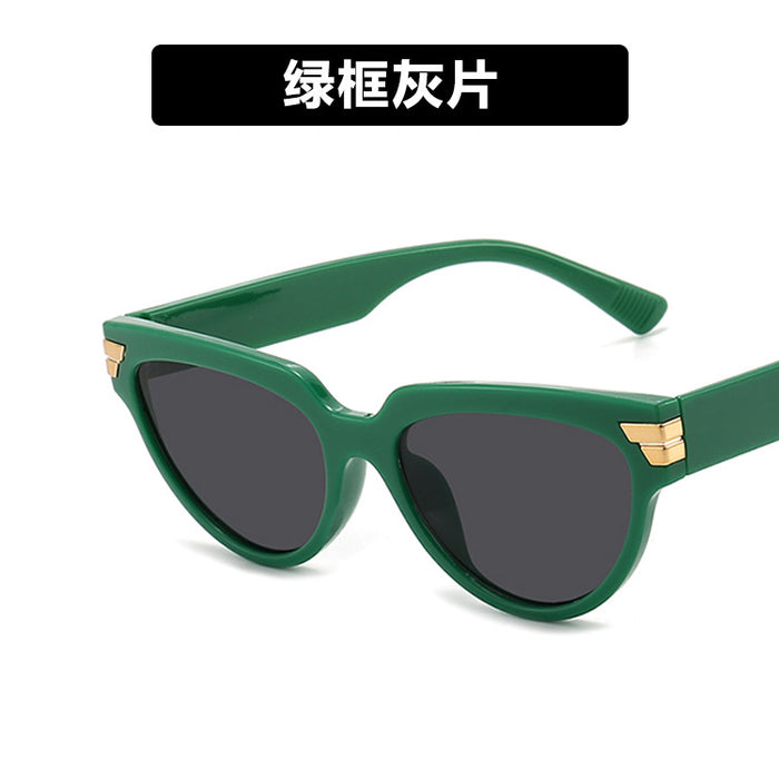 Gafas de sol de ojo de gato al por mayor uñas de arroz JDC-SG-KD177