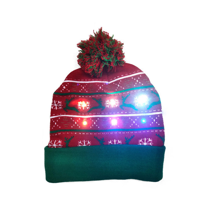 Sombrero al por mayor Acrílico brida de Navidad LED LIGT HAT MOQ≥2 JDC-FH-TYUAN001