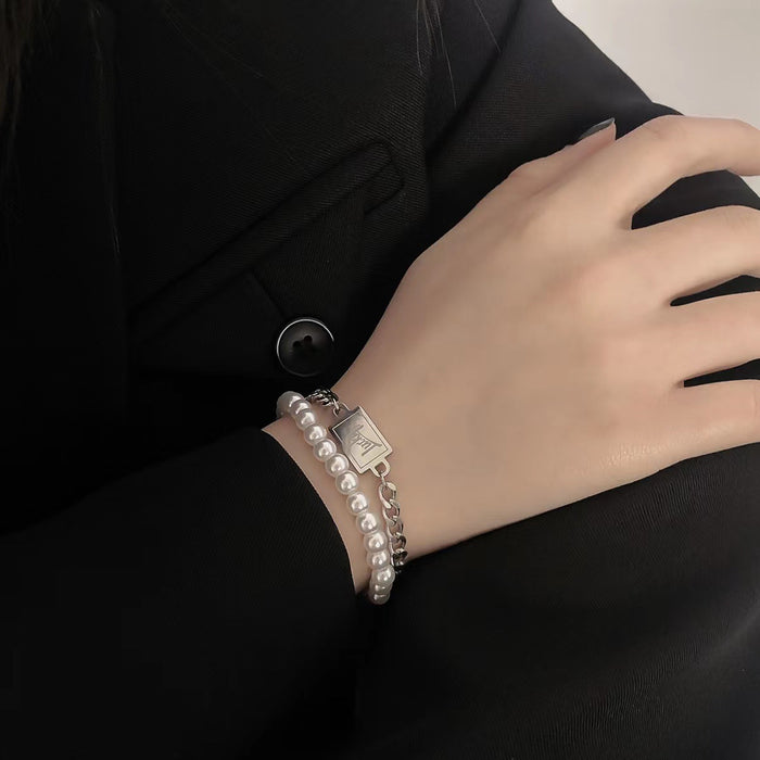 Wholesale Bracelet Hand Premium Sense Niche Design Beaded Opal Stitching JDC-BT-NaiS001