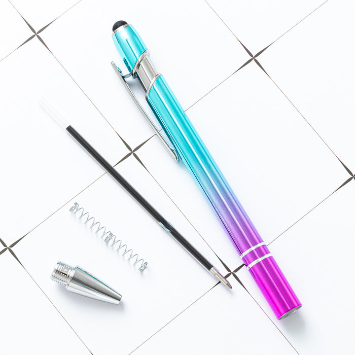 Wholesale Gradient Color Press Metal Ballpoint Pen MOQ≥2 JDC-BP-Huah052