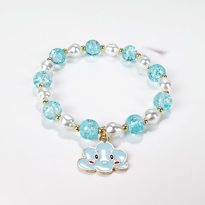 Wholesale Pop Flower Crystal Bracelet Cartoon Jewelry JDC-BT-LiM011