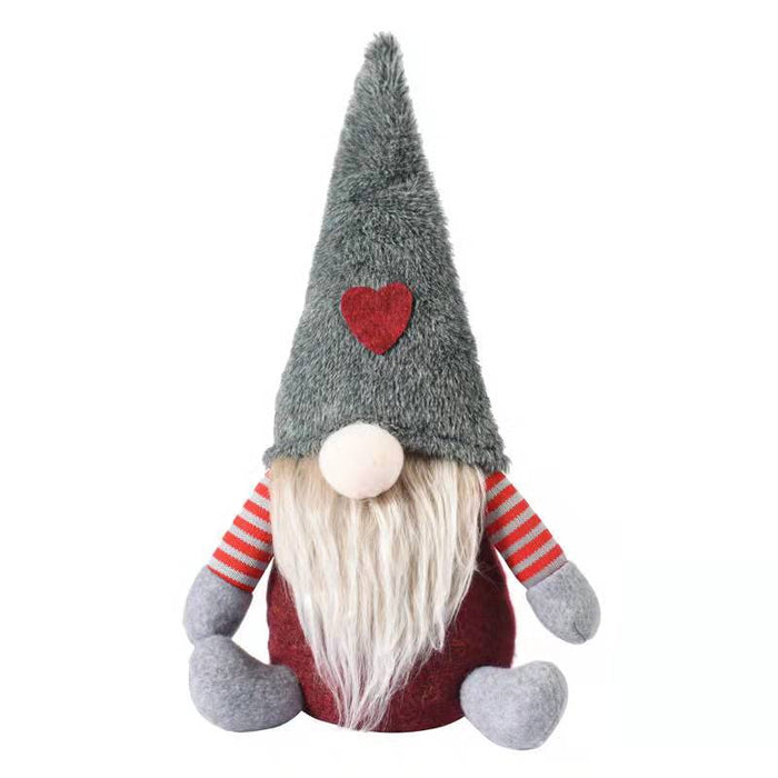 Wholesale Ornament Fabric Christmas Faceless Old Man Elf Doll JDC-OS-ChiY001