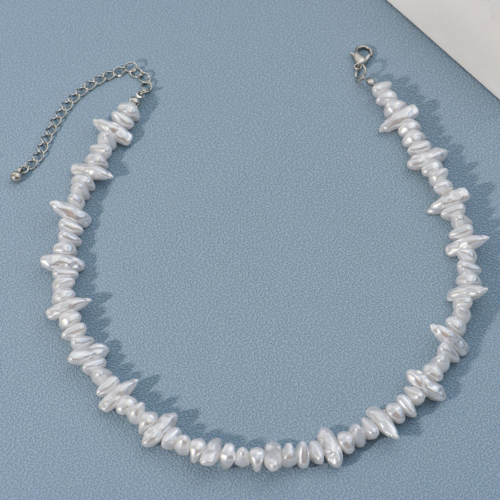 Wholesale Necklace Alloy Pearl Multilayer Simple Clavicle Chain JDC-NE-YiD054
