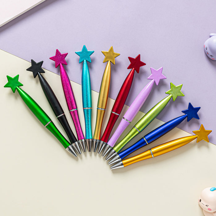 Pen Pen Plastic Stars Creative Stars Multicolor al por mayor JDC-BP-HongD012