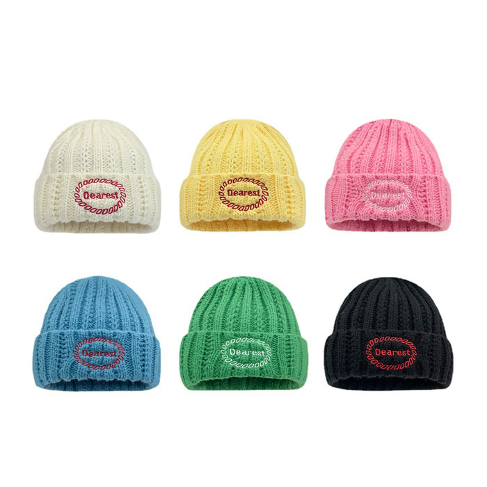 Wholesale Hat Wool Thickened Warm Knitted Winter Hat MOQ≥2 JDC-FH-JIER029