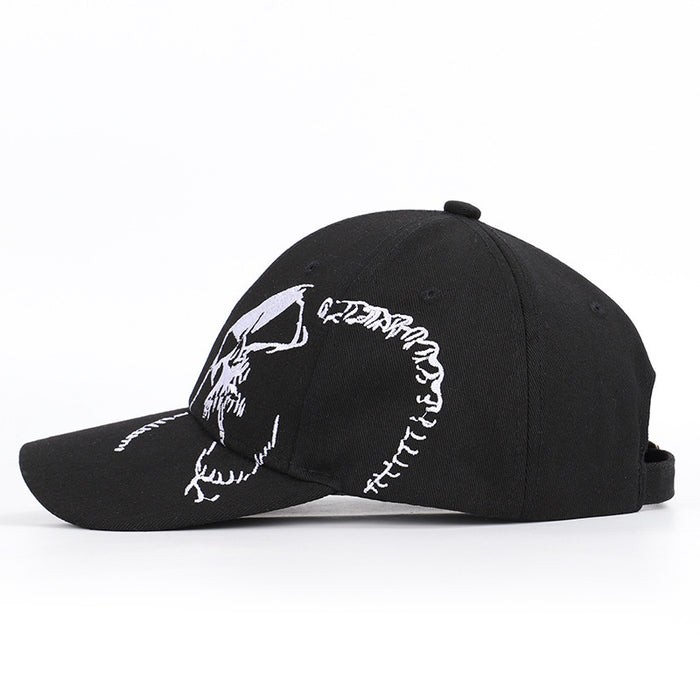 Wholesale Baseball Cap Cotton Skull Black MOQ≥2 JDC-FH-MShi002