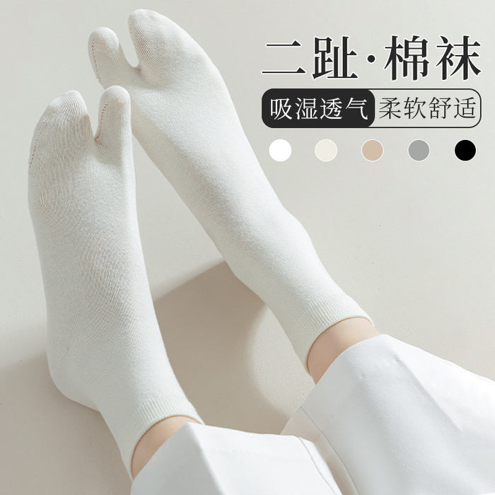 Wholesale Split Toe Socks Summer Thin Toe Socks Couple Socks MOQ≥2 JDC-SK-LinX003