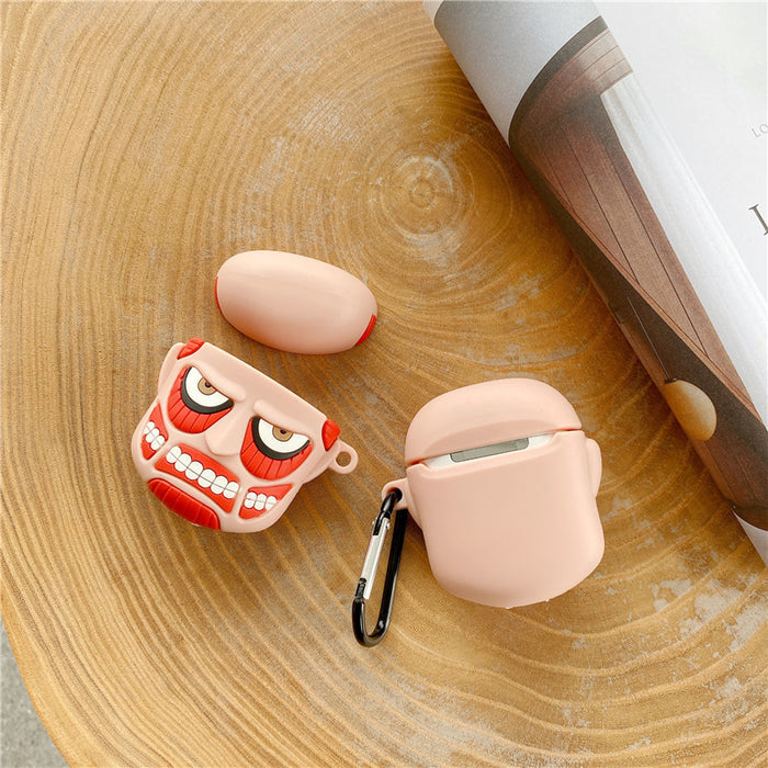 Wholesale Headphone Shell Plastic Creative Stereo Attack on Giant Protective Cover JDC-EPC-YQB001