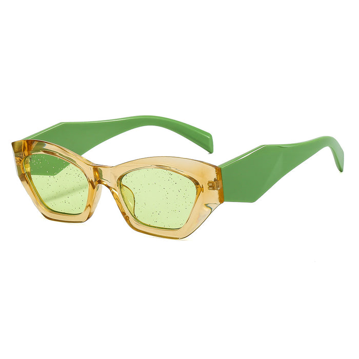 Wholesale Sunglasses PC Glitter Irregular JDC-SG-FeiW014