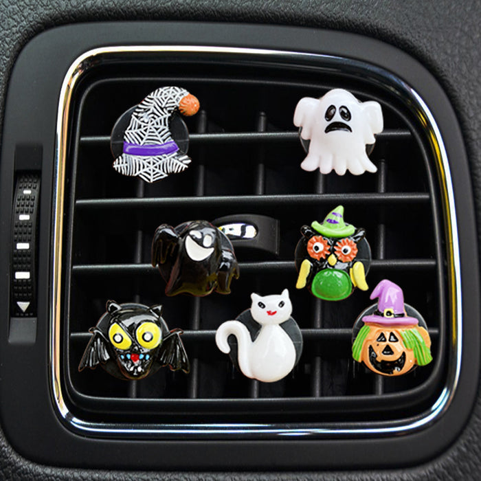 Wholesale Car Accessories Resin Halloween Skull Ghost Outlet Perfume Clip JDC-CA-ZNYK008