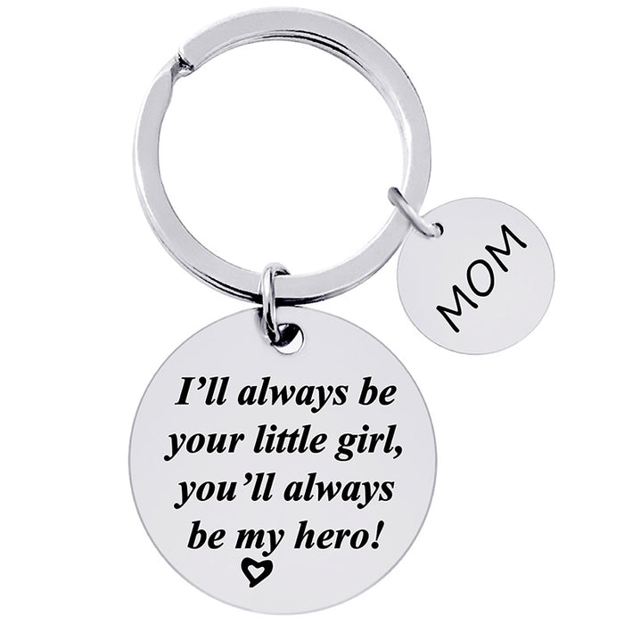 Jewelry WholesaleWholesale Stainless Steel Father's Day Mother's Day Metal Keychain JDC-KC-GangGu007 Keychains 钢古 %variant_option1% %variant_option2% %variant_option3%  Factory Price JoyasDeChina Joyas De China