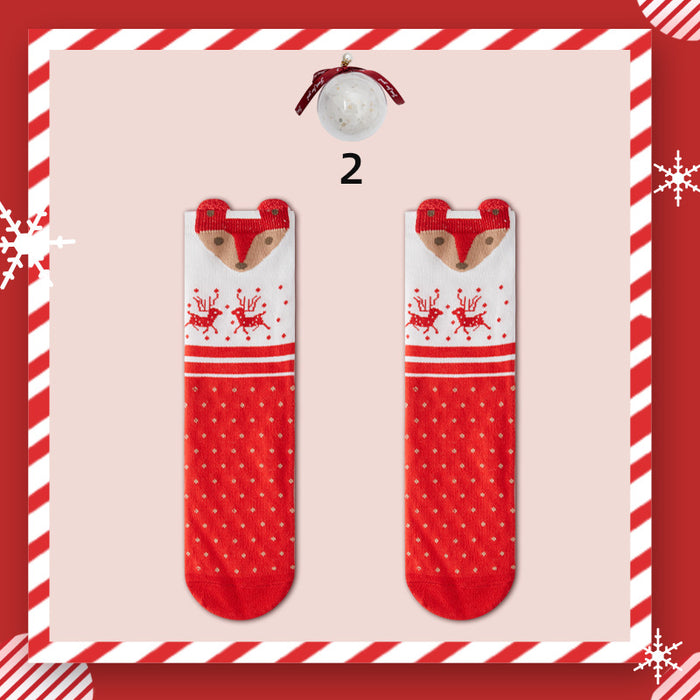 Wholesale Socks Polyester Christmas Thickened Coral Velvet MOQ≥5 JDC-SK-JiaF008