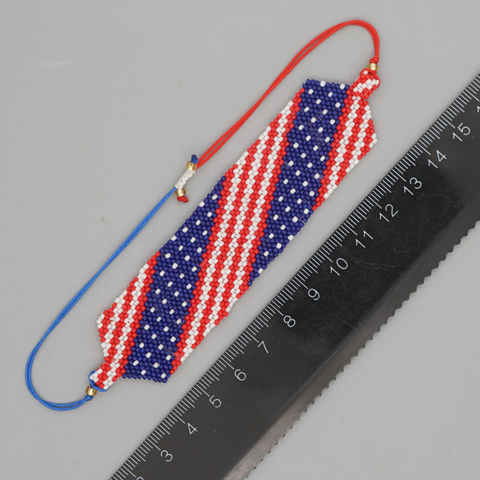 En gros 4 juillet Journée de l'indépendance du drapeau américain bijoux de la main JDC-BT-GBH094