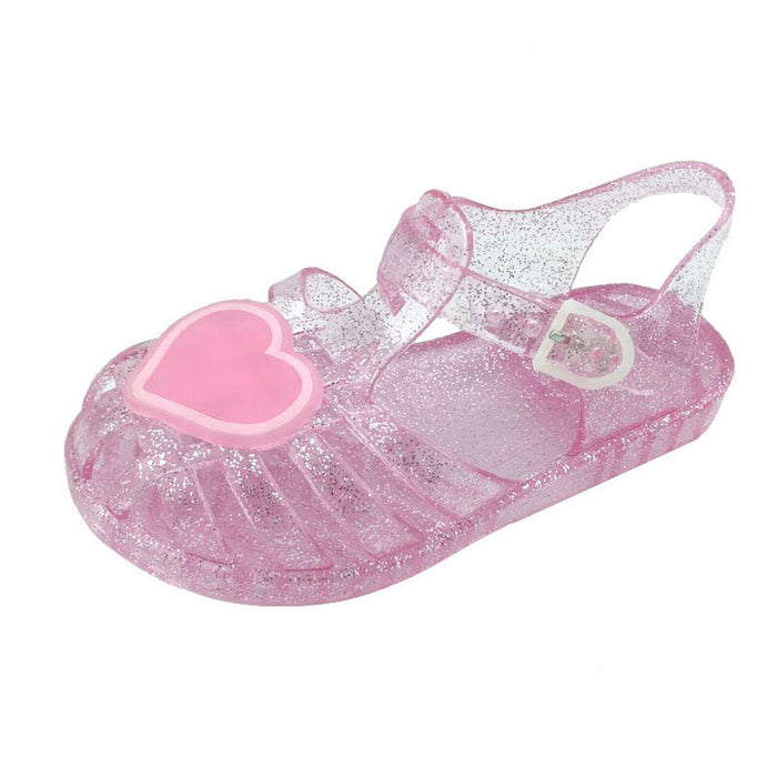 Wholesale summer baby girl Baotou jelly sandals JDC-SD-XinZ002