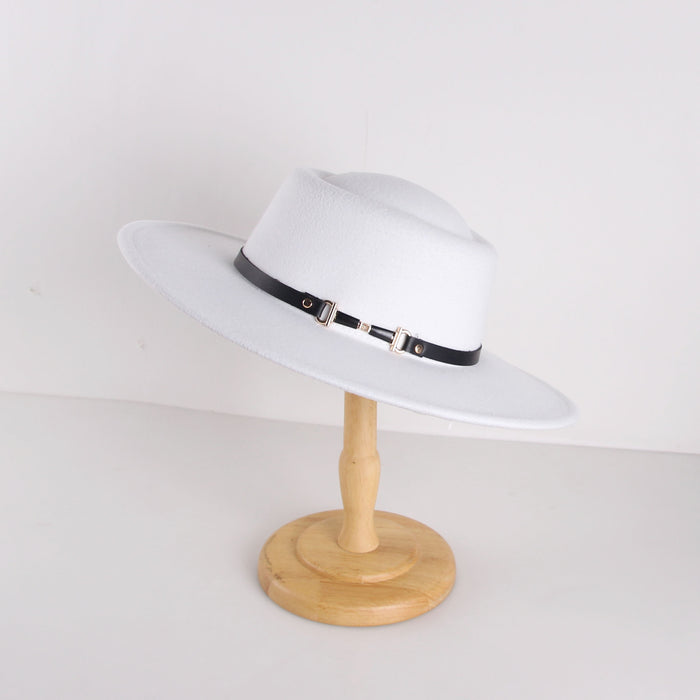 Hat de lana al por mayor Woolen British Retro Jazz Hat JDC-FH-Xrong007