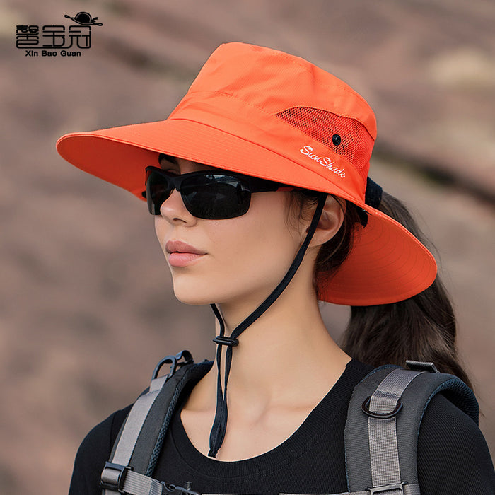Wholesale summer outdoor sun hat breathable sun hat MOQ≥2 JDC-FH-BG005