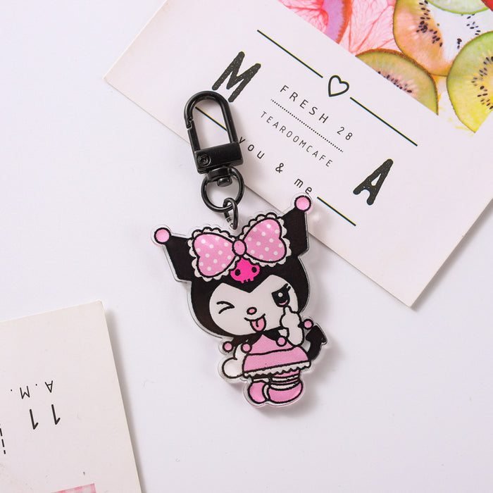 Wholesale Cute Acrylic Keychain Cartoon Pendant Bag Jewelry MOQ≥2 (M) JDC-KC-GHui012