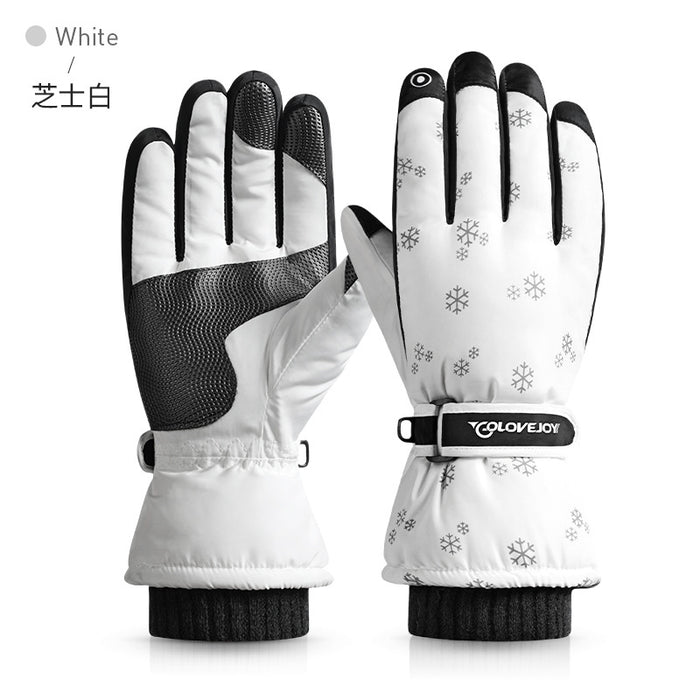 Guantes al por mayor de guantes acrílicos Palma impermeable sin deslizamiento Pantalla táctil Monta de esquí MOQ≥2 JDC-GS-SHENGD002