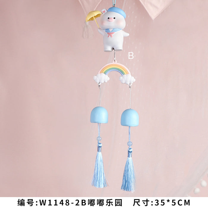Wholesale Dream Catcher Cute Glowing Cartoon Little Lucky Wind Chime MOQ≥2 JDC-DC-Shangs001