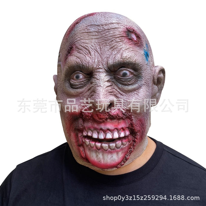 Wholesale Latex Halloween Ball Horror Funny Bloody Demon Mask JDC-FM-PinY005