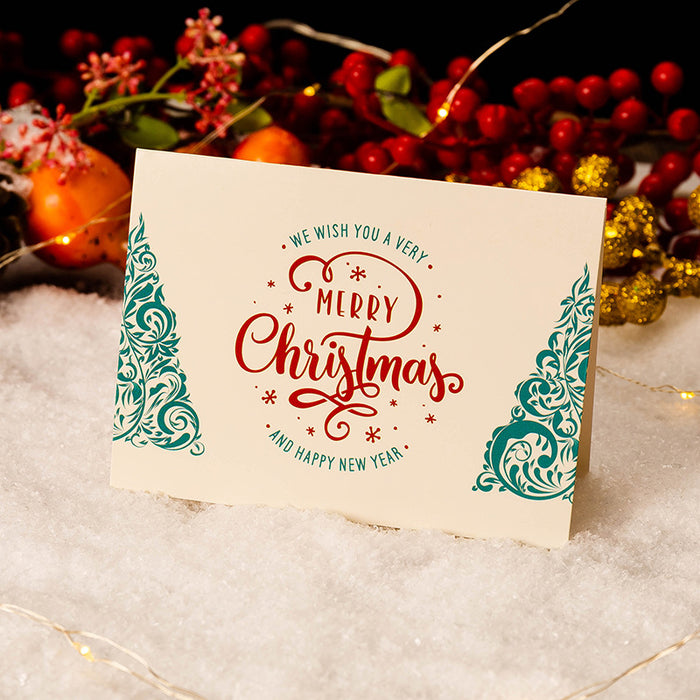 Tarjetas de felicitación al por mayor tarjetas de regalo de Navidad MOQ≥10 JDC-GC-YIHONG003