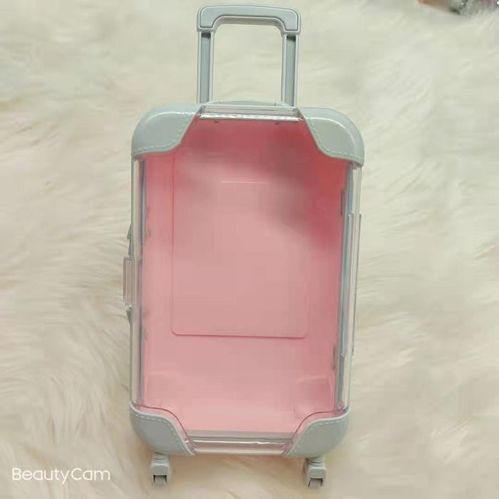 Wholesale Luggage False Eyelashes Packaging Box Plastic MOQ≥2 JDC-JP-FSQ001