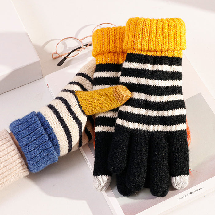 Wholesale Gloves Wool Touch Screen Warm Knitting JDC-GS-HaiD001