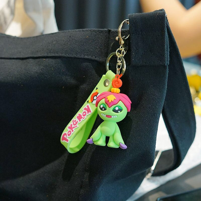 Wholesale Keychain PVC Cute Cartoon Doll Pendant MOQ≥2 JDC-KC-CLi001