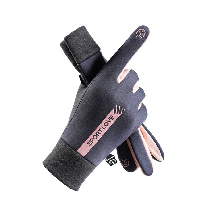 Wholesale Gloves De Velvet Simple Warm Thick Touch Screen JDC-GS-ZhuX007