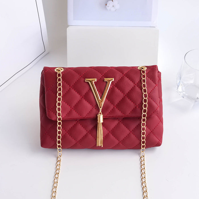 Jewelry WholesaleWholesale PU tassel shoulder bag JDC-SD-XC034 Shoulder Bags 鑫超 %variant_option1% %variant_option2% %variant_option3%  Factory Price JoyasDeChina Joyas De China