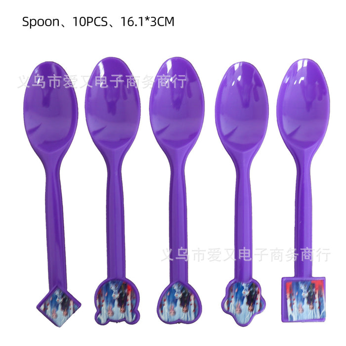 Wholesale Cartoon Themed Birthday Party Cutlery Decoration Set (M) MOQ≥5 JDC-DCN-AiY001