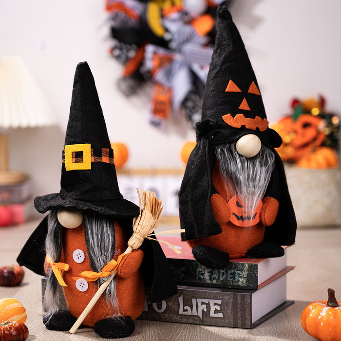 Halloween de tela de adornos al por mayor Halloween Point Point Hat Witch JDC-OS-HB001