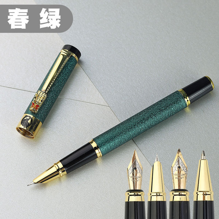 Pen de fuente de metal de dragón al por mayor MOQ≥2 JDC-Pen-YongX004